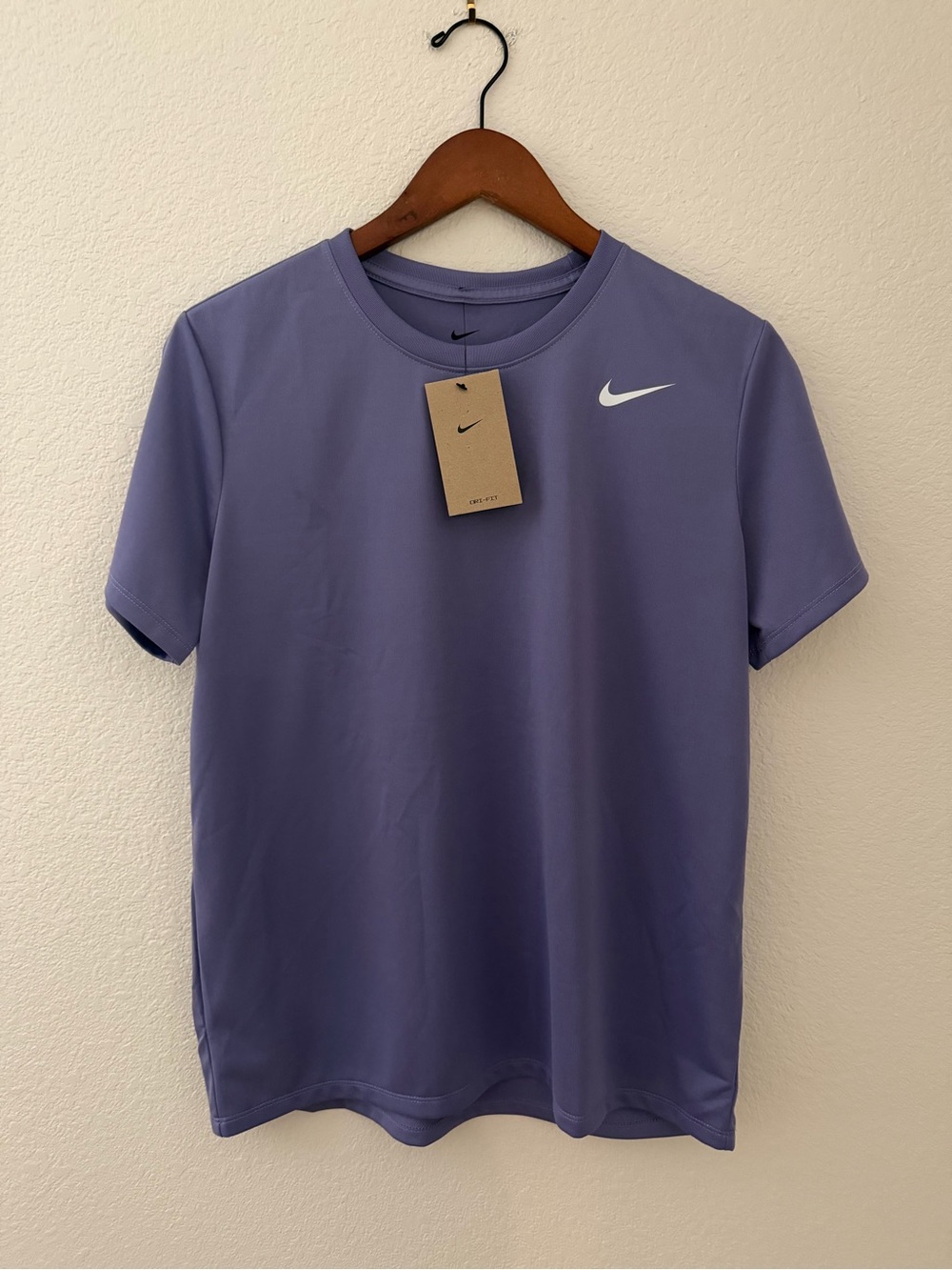 Nike Women's Lavender Short Sleeve Performance Tee